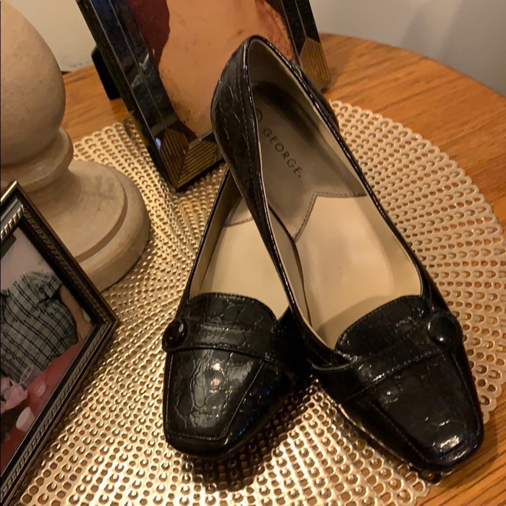 George low heel loafers.